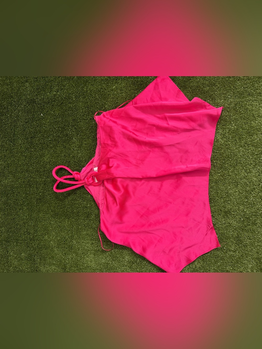 Bright Pink Women's Halter Tank Top